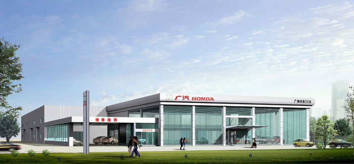 廣本4s店B級店設(shè)計(jì)案例