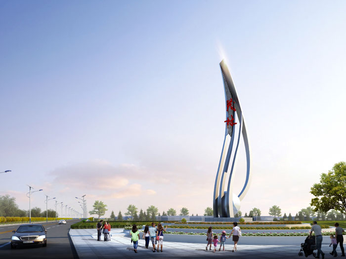 洛陽市洛龍區(qū)關(guān)圣街關(guān)林廣場道路景觀設計